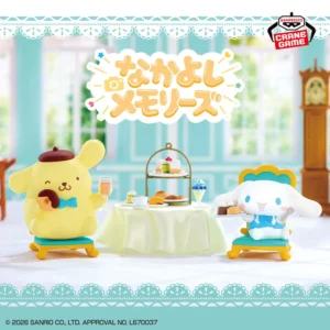[Pre-Order] Sanrio Characters Nakayoshi Memories Tea Party -Pompompurin & Cinnamoroll-