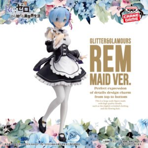 Banpresto – Re:Zero Starting Life In Another World Glitter & Glamours Rem Jersey Maid Ver.